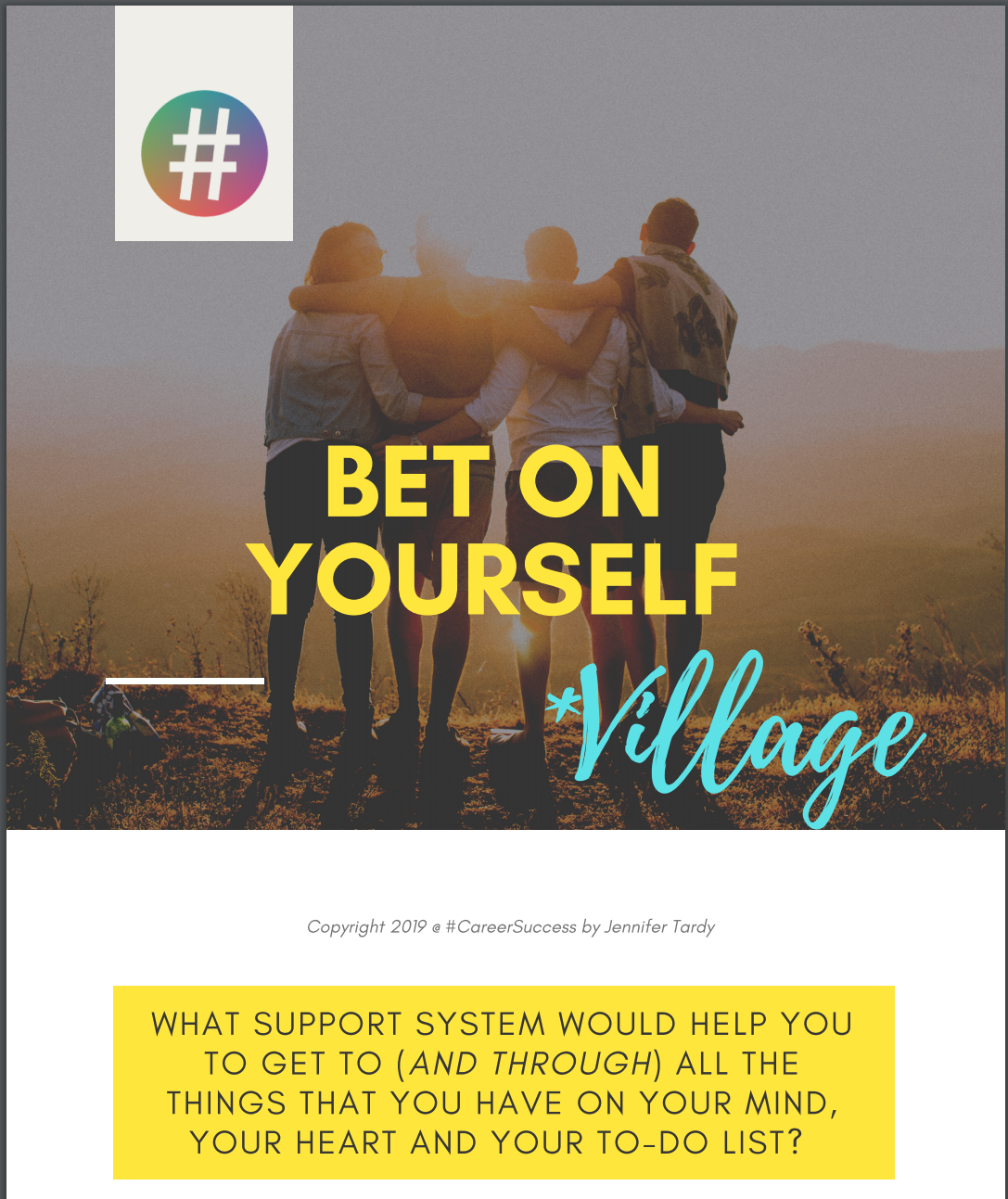 Bet On Yourself (VILLAGE TOOLKIT)